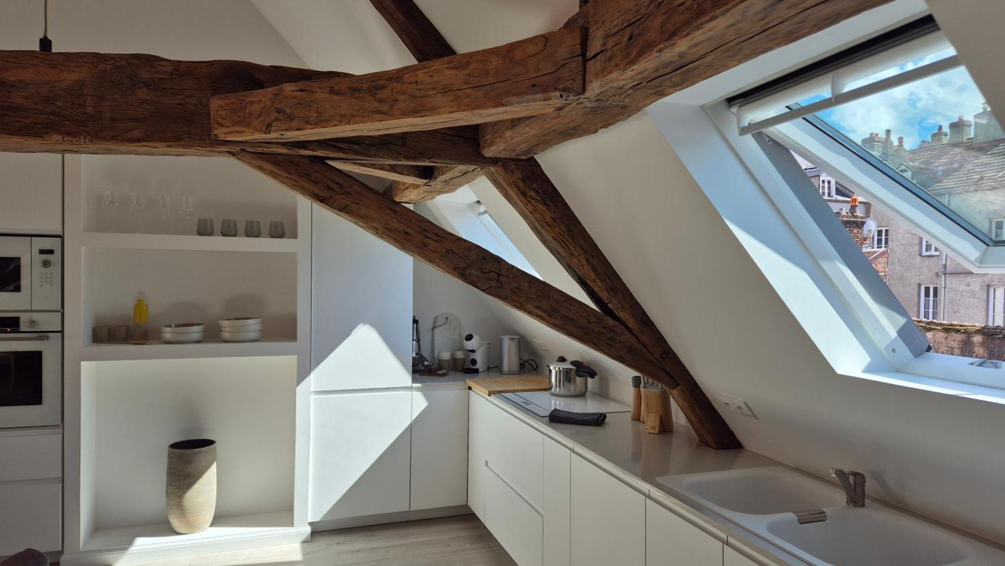 Apartamento L'Arbre Voyageur Autun Exterior foto